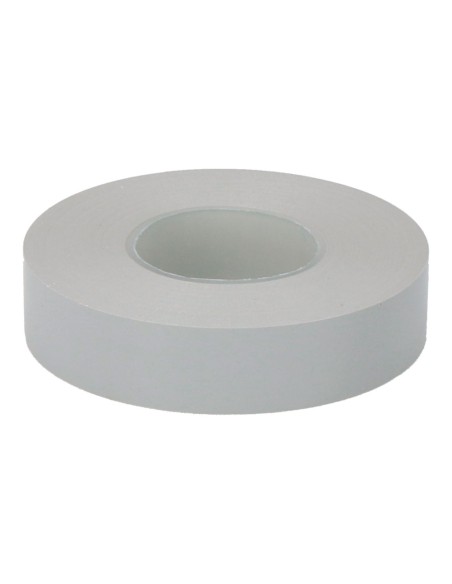 Cinta aislante eléctrica profesional pvc alta adhesión 19 mm x 33 m gris
