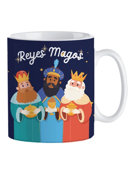 Taza reyes magos 330 ml en caja regalo, modelos variados