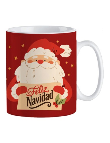 Taza papa noel 330 ml en caja regalo, modelos...