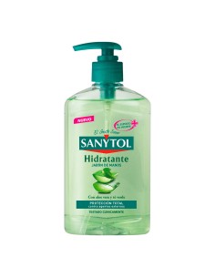 Jabón manos nutritivo con aloe vera y té verde 250 ml