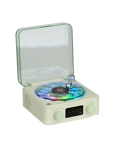Altavoz bluetooth en forma de tocadiscos, con...