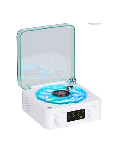 Altavoz bluetooth en forma de tocadiscos, con...
