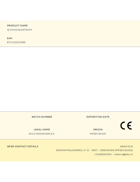 Altavoz bluetooth en forma de tocadiscos, con reloj, ruido blanco y luz rgb, colores surtidos