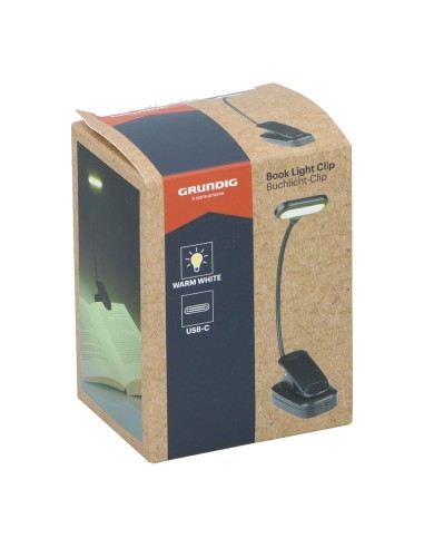 Lámpara de lectura con clip
