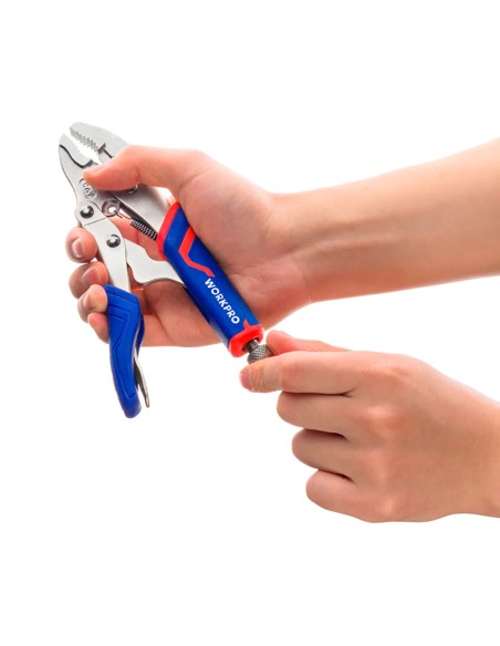 Alicates de presión pro cr-v, 180 mm