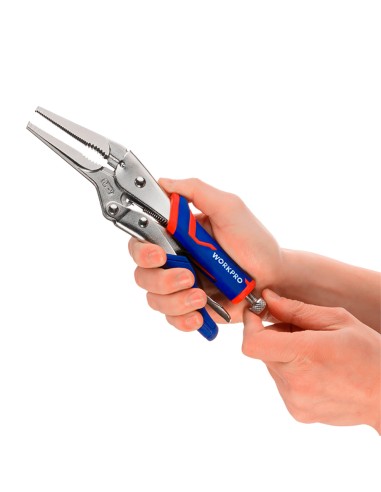 Alicates de presión boca larga pro cr-v, 230 mm