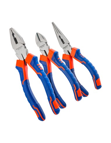 Juego de 3 alicates, 160 + 160 + 200 mm