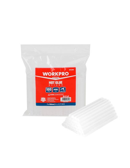 Barras de cola caliente, ø7 x 100 mm, 100 uds