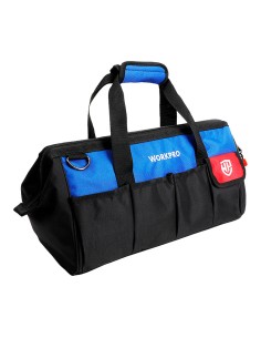 Bolsa de herramientas compartimiento principal con cremallera + 13 bolsillos, 460 mm