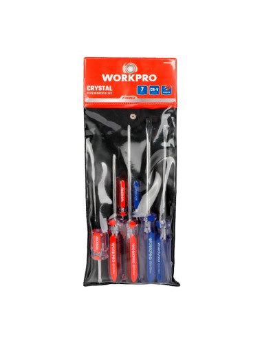 Destornilladores con mango de cristal, juego 7...