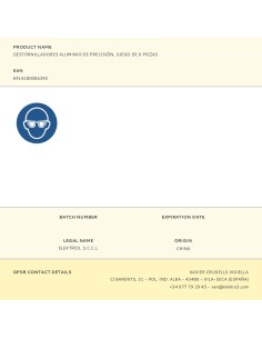 Destornilladores aluminio de precisión, juego de 6 piezas 2