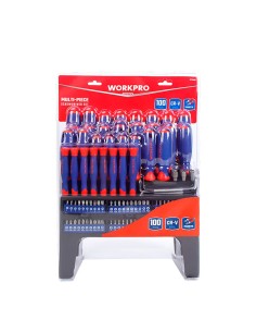 Destornilladores cr-v, juego 100 piezas 2