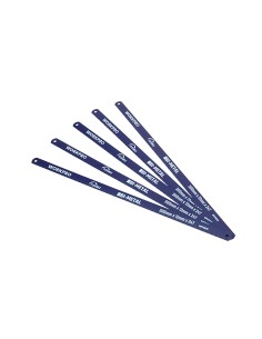 Hojas de sierra bimetálicas, 300 mm, 24 tpi, juego 5 piezas
