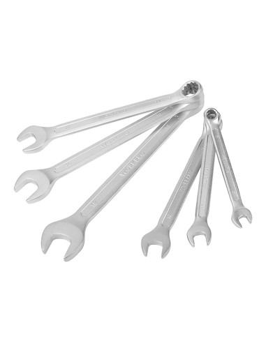 Llaves combinadas cr-v, 8 - 18 mm, juego 6 piezas