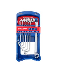 Llaves de estrella acodadas dobles, juego 8 piezas 2