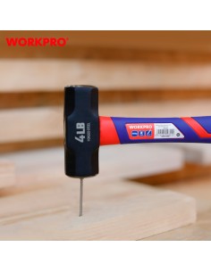 Martillo de cantero con mango de fibra de vidrio, 2000 g 2