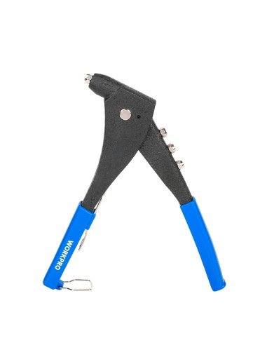 Remachadora manual de aluminio 250 mm, 4 en 1