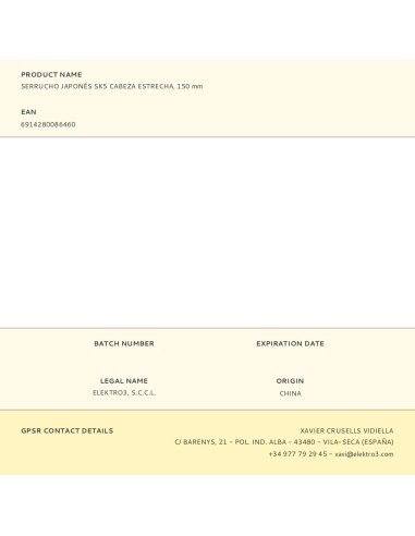 Serrucho japonés sk5 cabeza estrecha, 150 mm