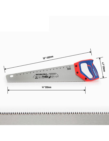 Serrucho universal sk5, 7 tpi, 350 mm