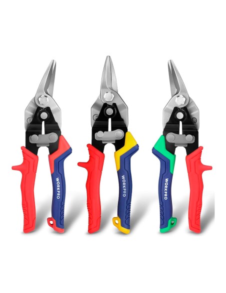 Tijera para chapa cr-v, corte recto 200 mm