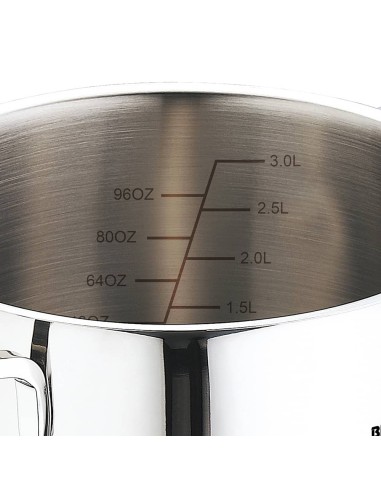 Batería 6 piezas de acero inoxidable para...