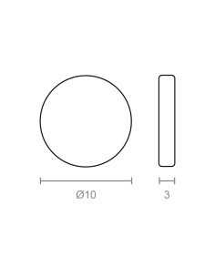 Imán neodimio disco im28 níquel ø10 x 3 mm 2