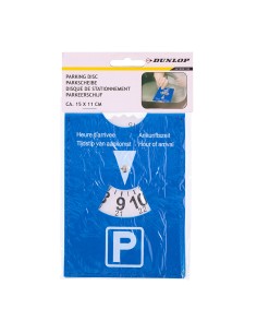 Disco horario estacionamiento plástico 12,5 x 10 cm