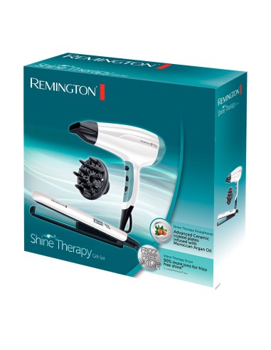 Secador + plancha shine therapy