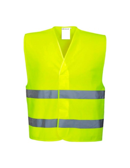 Chaleco de alta visibilidad amarillo fluor talla xl