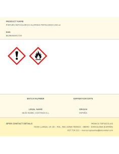 Esmalte anticalórico aluminio metalizado 250 ml 2