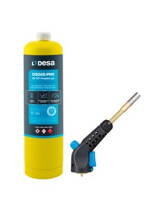 Soplete gas m1 turbo - usa 1 plg + botella de conexión dsgas-pro