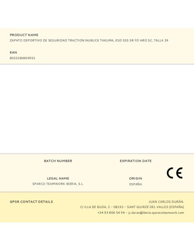 Zapato deportivo de seguridad traction nubuck...