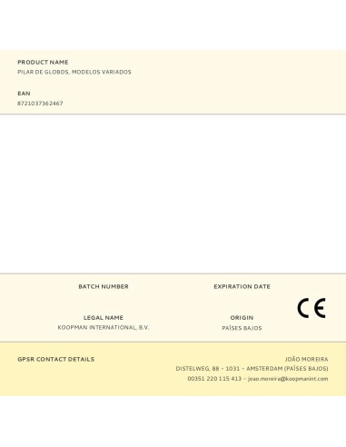 Pilar de globos 51 piezas, modelos variados