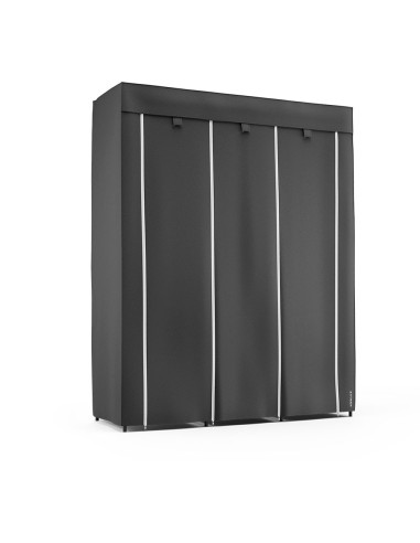Armario de tela canvas v130 negro 130 x 45 x...