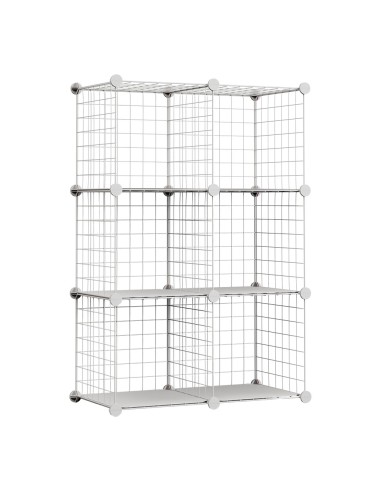 Estantería modular metálica titan c6 blanco