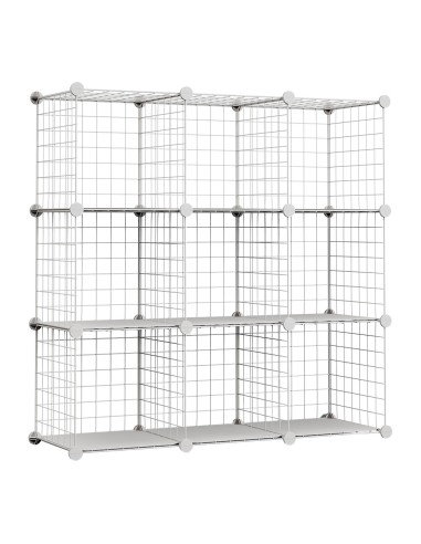 Estantería modular metálica titan c9 blanco