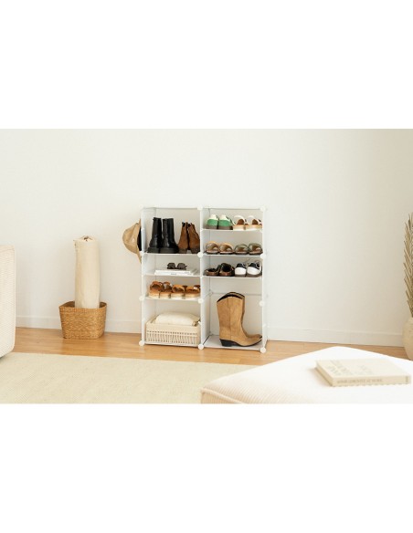 Zapatero modular cube c6 blanco