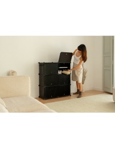 Zapatero modular cube c6 negro 2