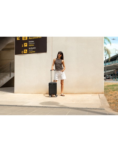 Maleta de cabina upfly underseat xxs negro 25 x 20 x 40 cm