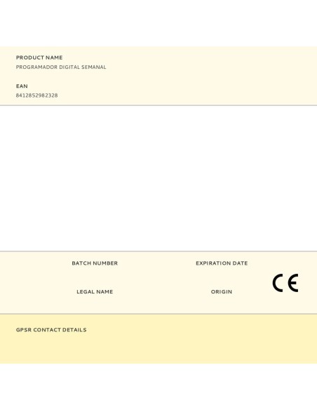 Programador digital semanal