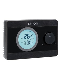 Termostato digital on/off, negro