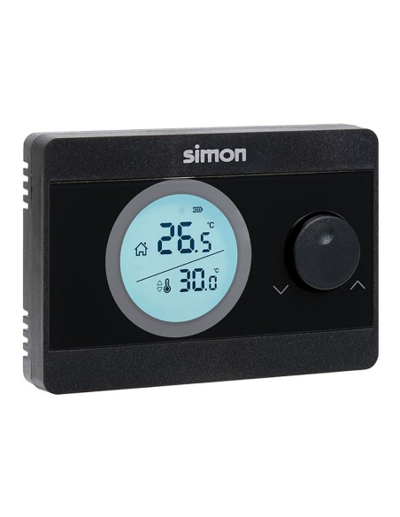 Termostato digital on/off, negro