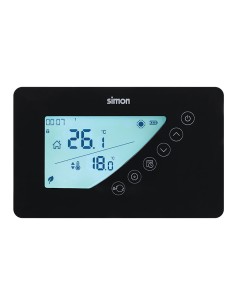 Termostato digital con programación semanal, negro 2