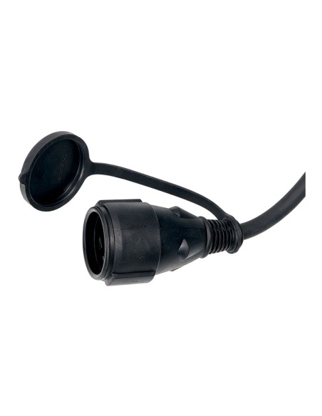 Prolongador profesional 10 m, ip44, h07rn-f 3 g 2,5 mm², 1 toma con tapa, 16 a 250 v~, negro