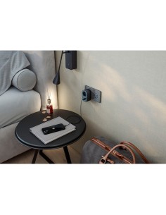 Adaptador combi 30 w usb a + c + 1 toma schuko, 16 a 250 v~, negro 2