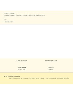 Big bag con asas 30 cm para envases perdidos, 90 x 90 x 100 cm 2