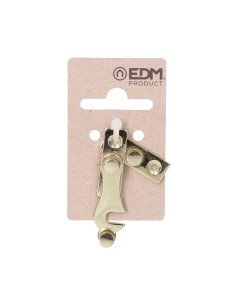 Pestillo derecho hierro latón 4cm