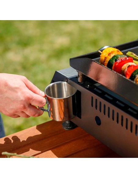 Plancha de gas bxop4900e con 2 quemadores