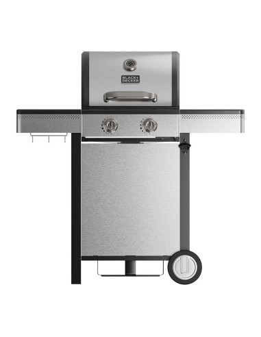 Barbacoa de gas bxog7200e con 2 quemadores 116 x 58 x 118,5 cm