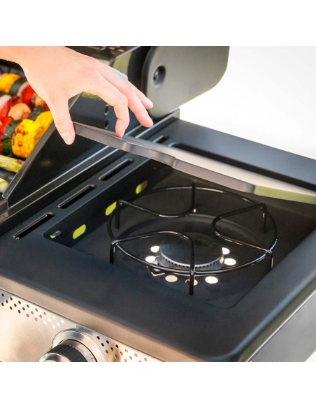 Barbacoa de gas bxog12950e con 4 quemadores 126 x 58 x 118,5 cm